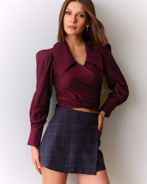 Blusa Gal Burdeo
